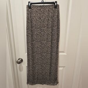 BP Nordstrom Leopard Print Skirt Size Medium